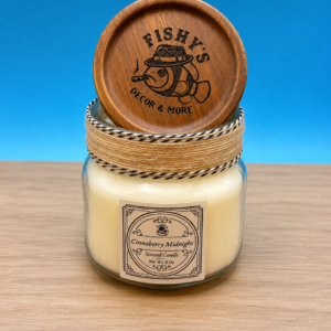 Cinnaberry Midnight 8 Oz Candle - Luxury Candle