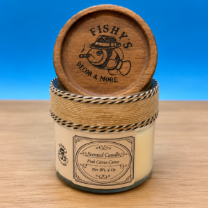 Pink Citrus Caress 4 Oz Candle - Luxury Candle