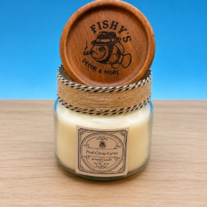 Pink Citrus Caress 8 Oz Candle - Luxury Candle